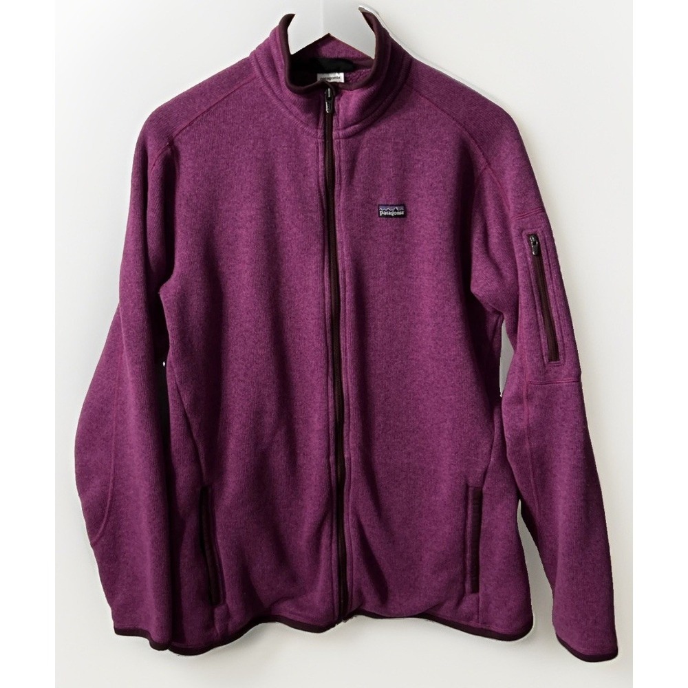 Women's Patagonia Better Sweater Full Zip Fleece Jacket Sz XL 25541 EC